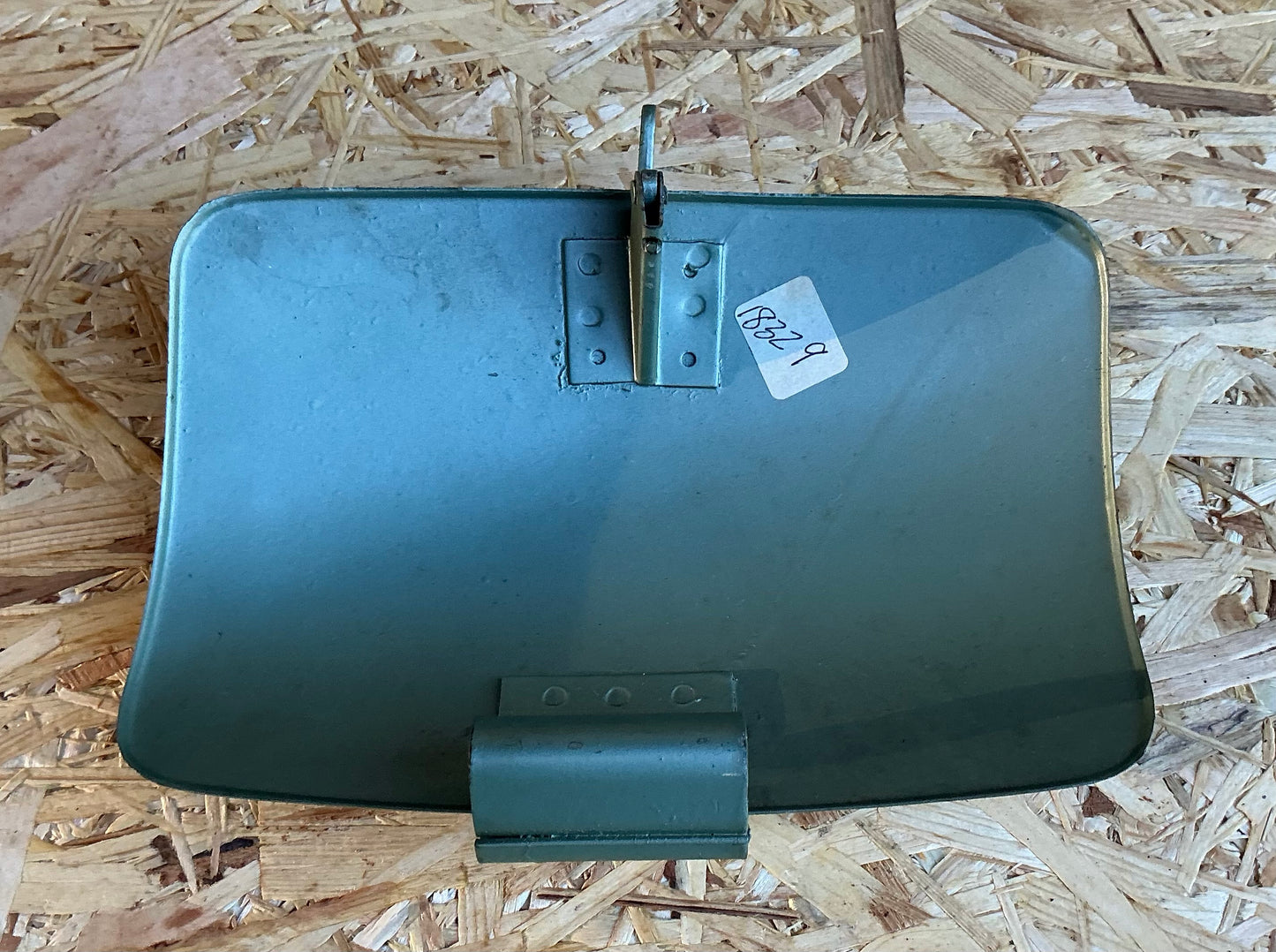Vespa Douglas, NOS , toolbox door. Fits ROD & G models