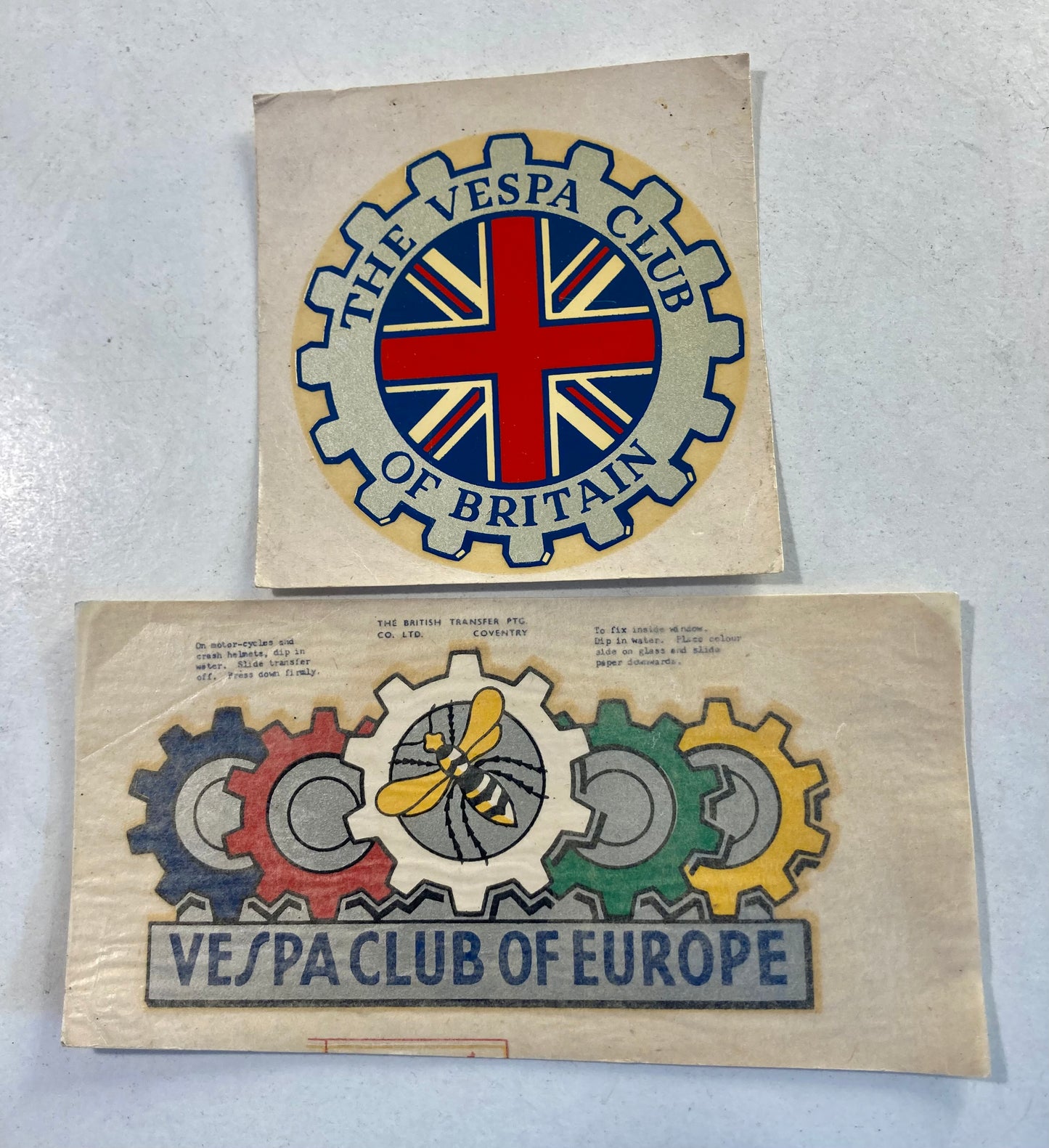 Vespa original rare transfers