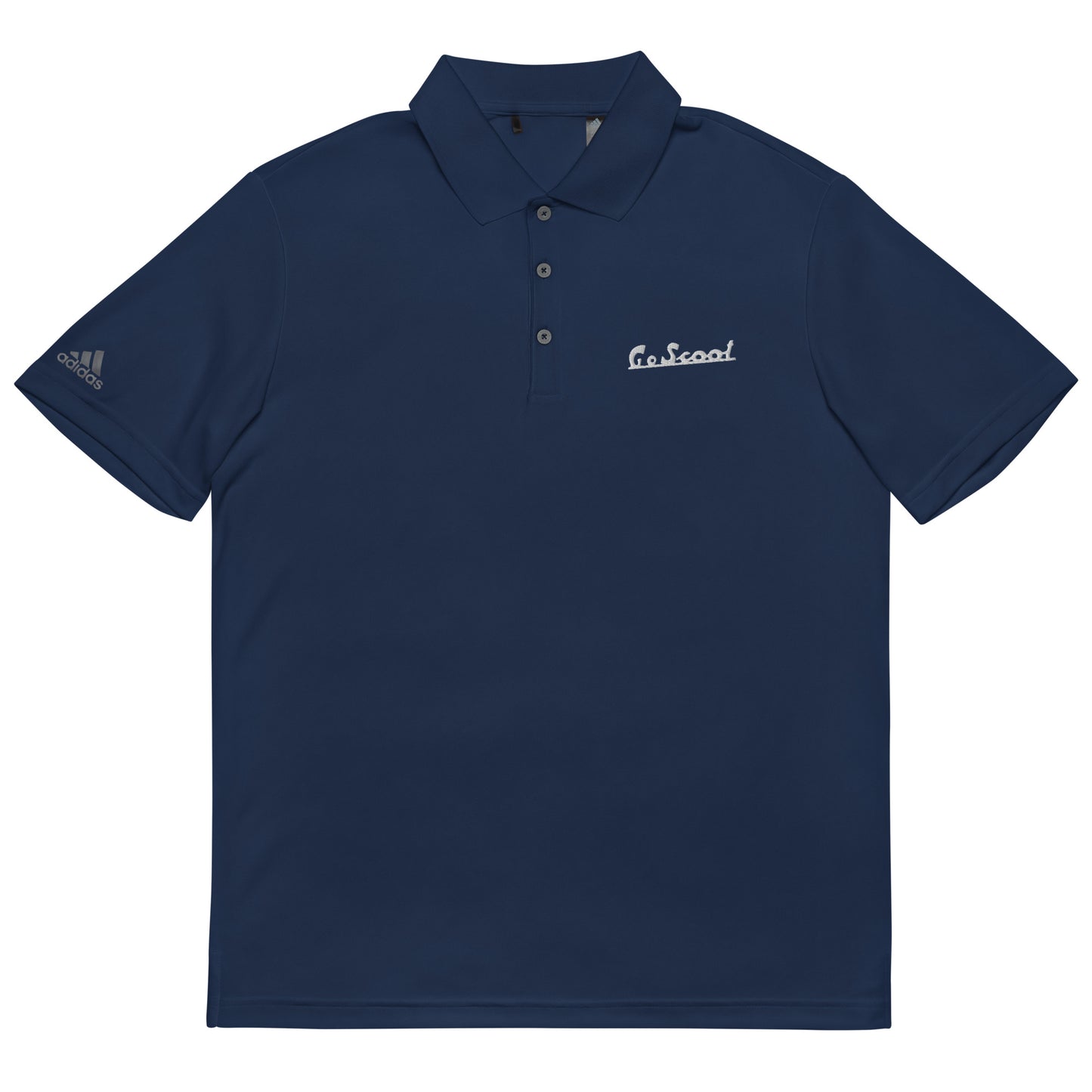 Adidas "Go Scoot" performance polo shirt