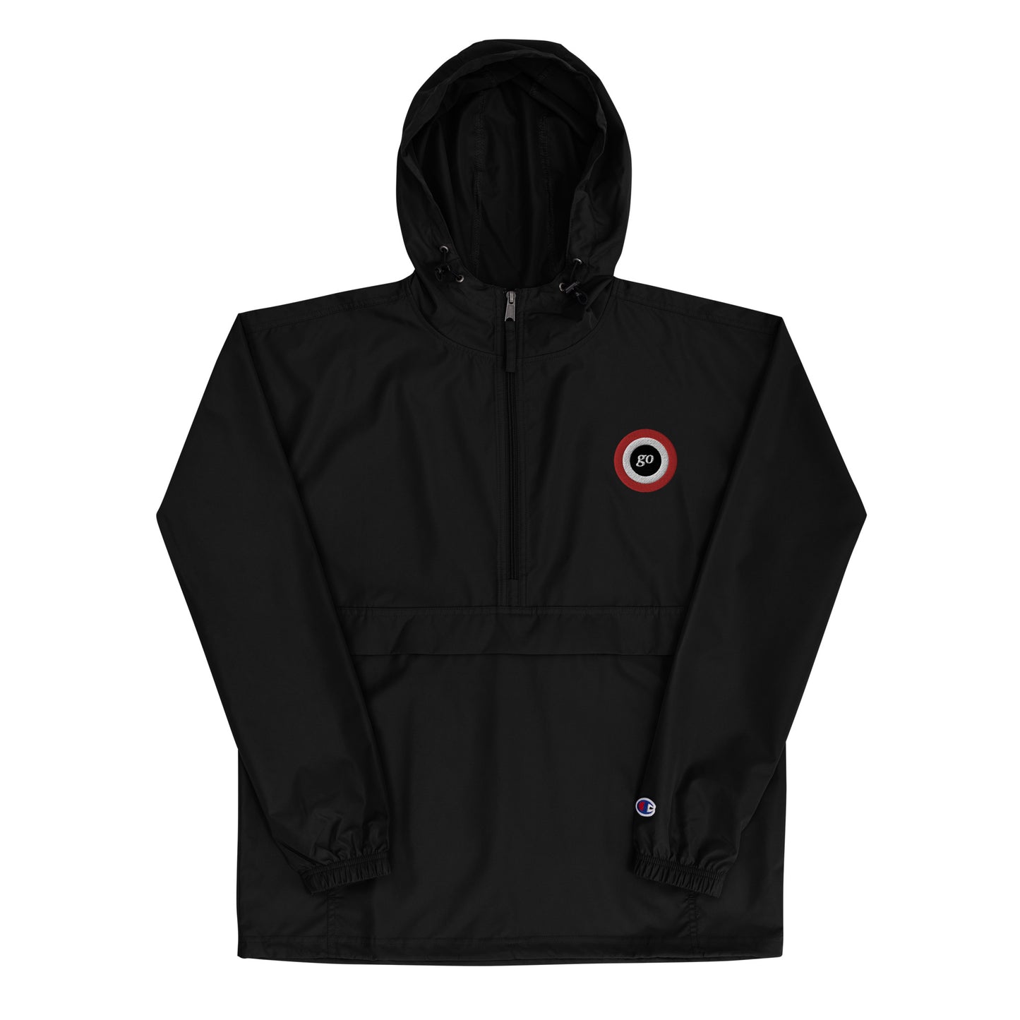Embroidered "go" Champion Packable Jacket