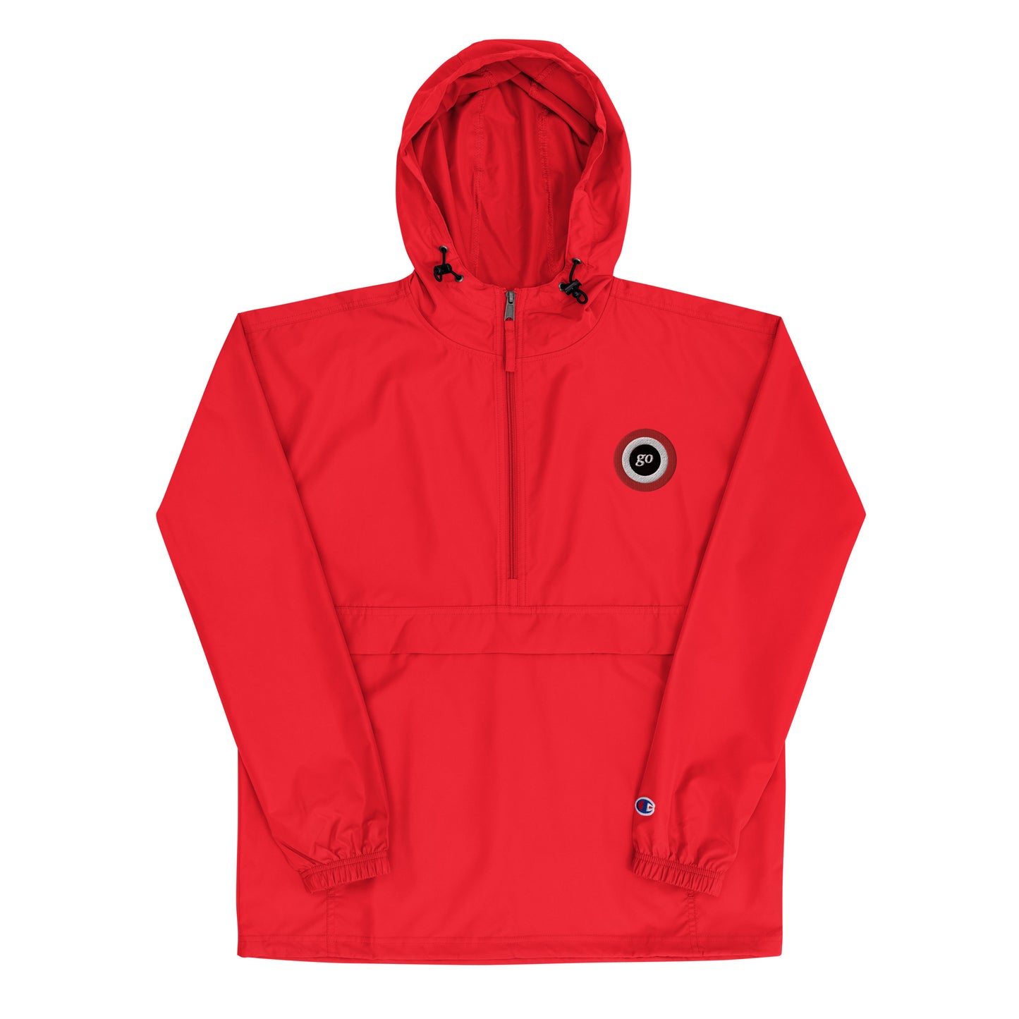 Embroidered "go" Champion Packable Jacket
