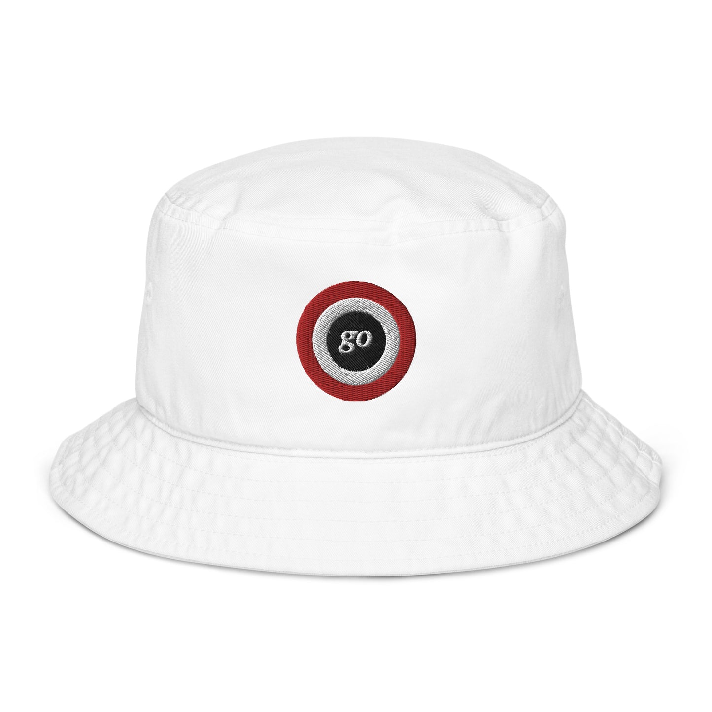 "go" bucket hat
