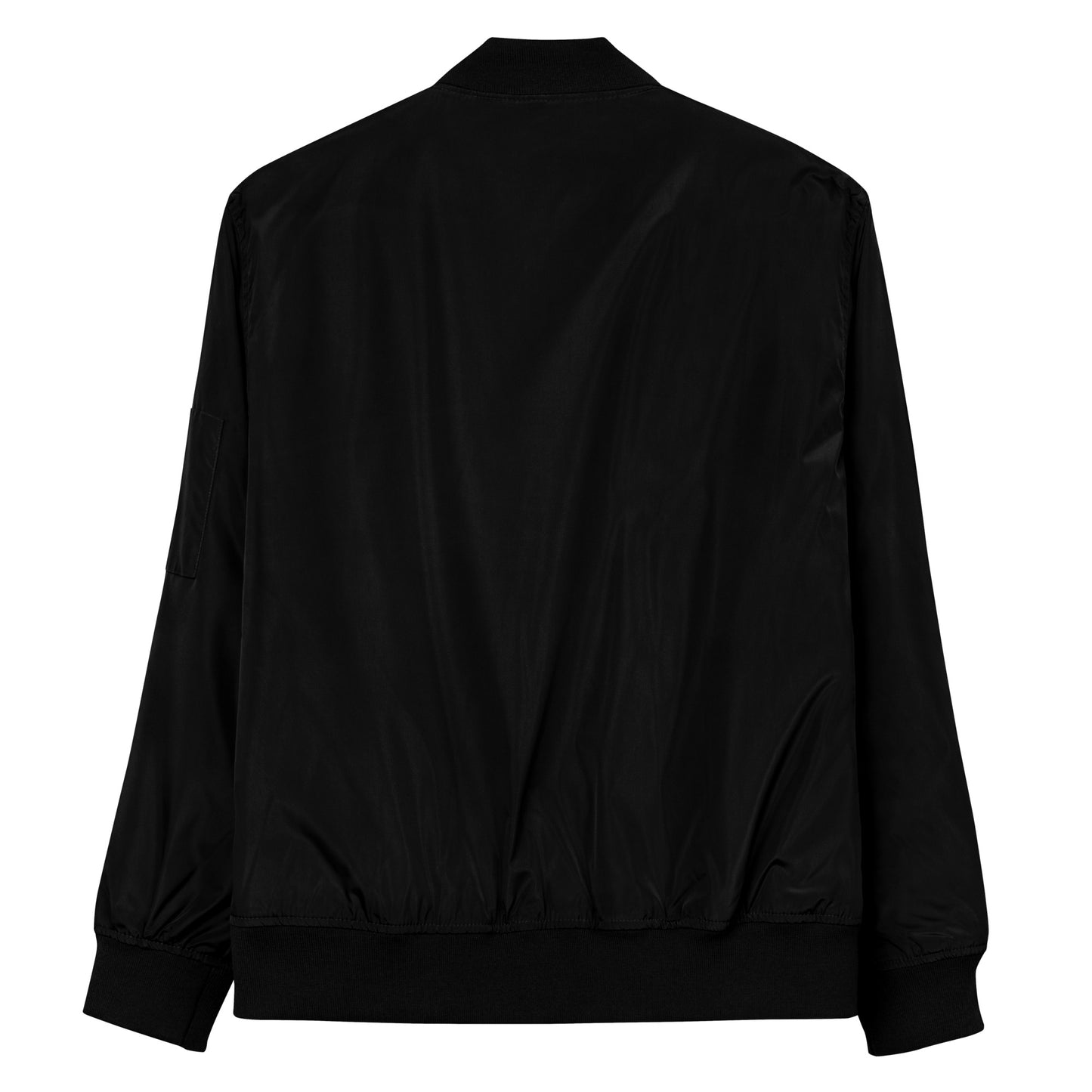 Premium embroided "go" logo bomber jacket