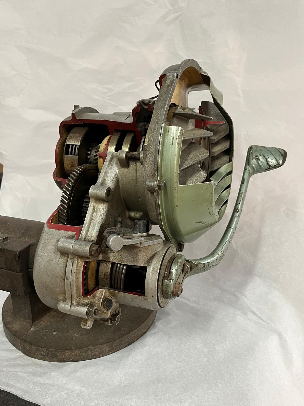 Vespa Douglas original rare cutaway engine