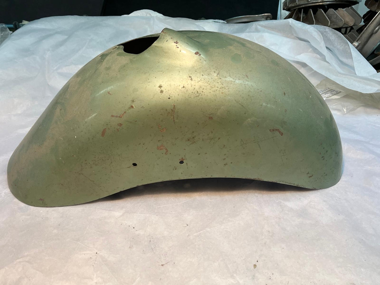 Vespa Douglas NOS original paint mudguard , fits ROD and G models