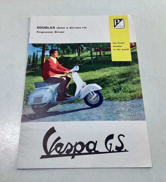 Vespa GS160 original rare sales brochure