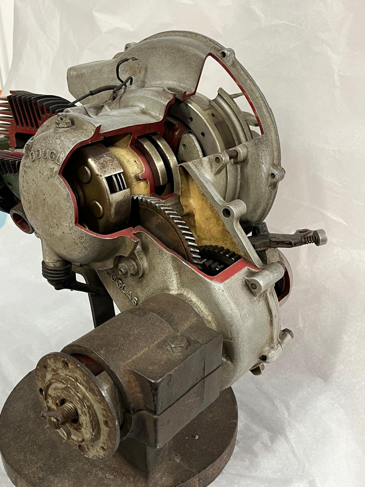 Vespa Douglas original rare cutaway engine