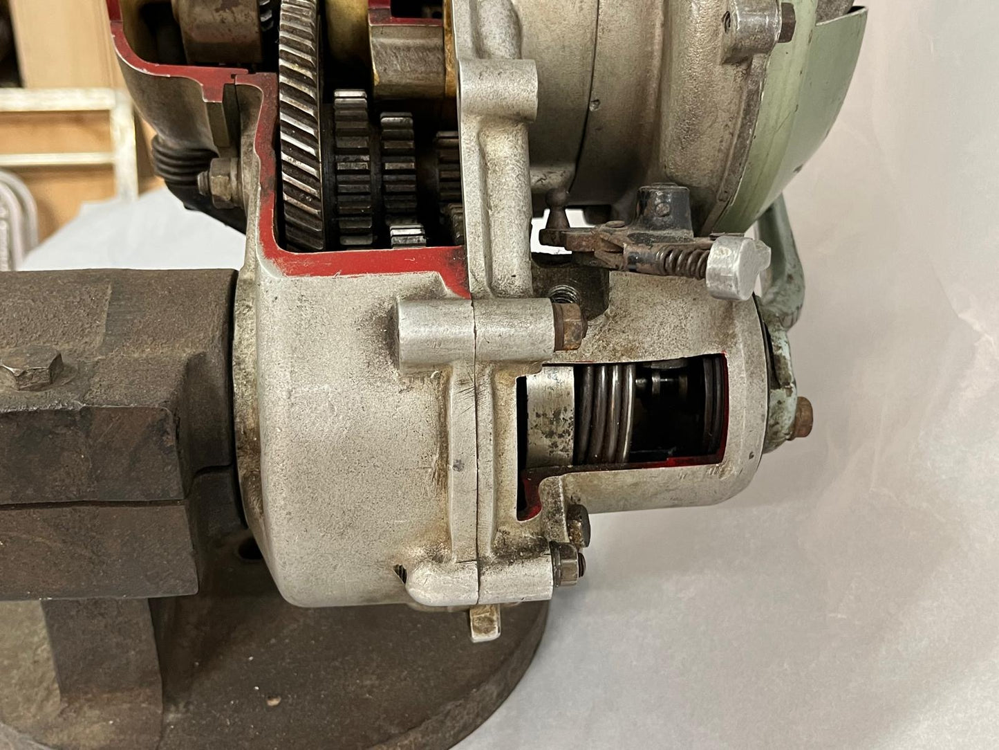 Vespa Douglas original rare cutaway engine