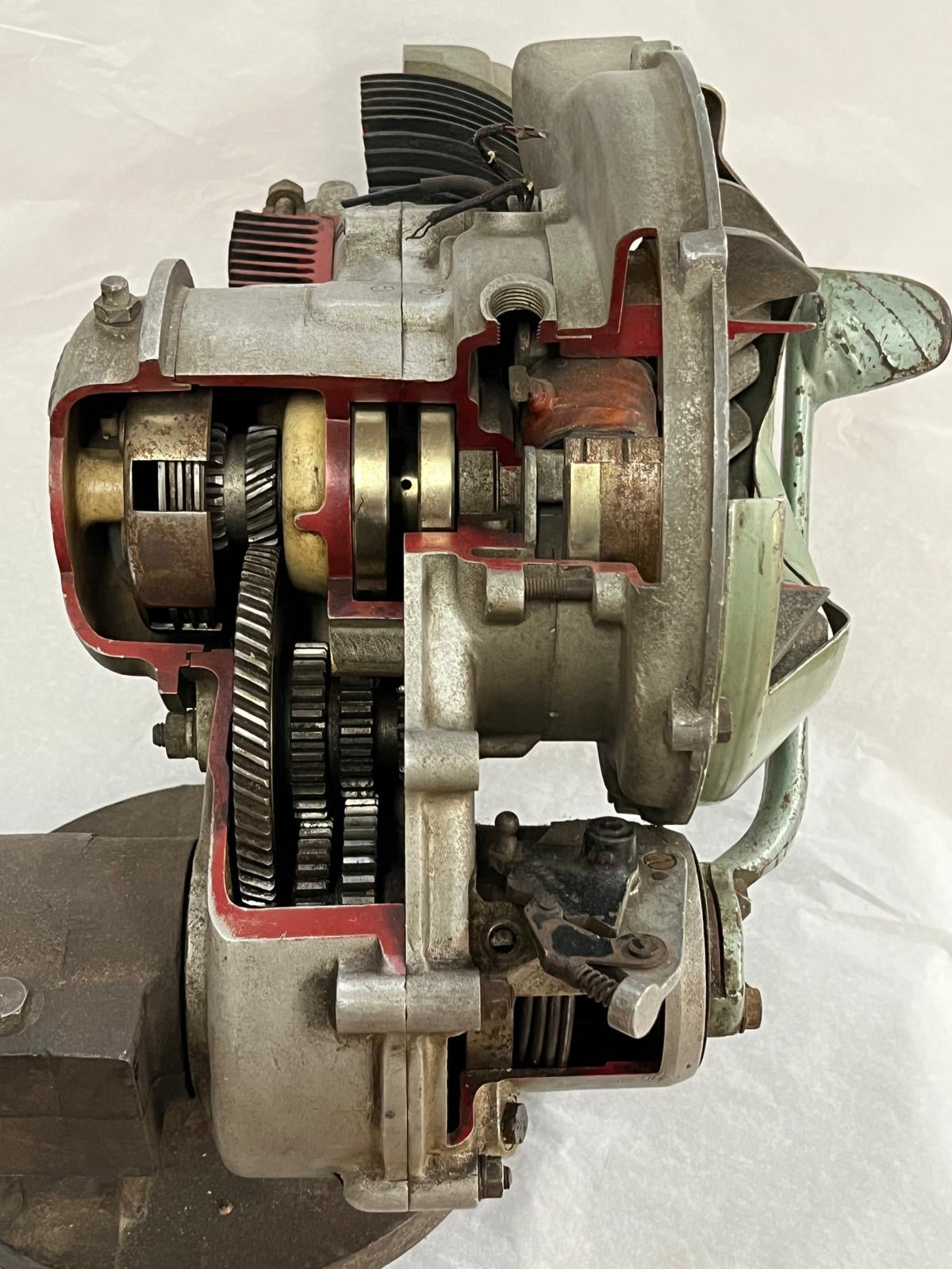 Vespa Douglas original rare cutaway engine