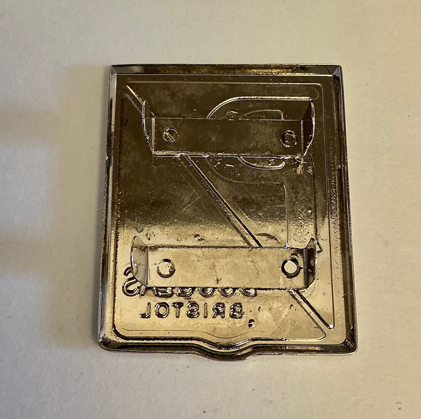 Vespa Douglas early 1950s style legshield badge, remade item