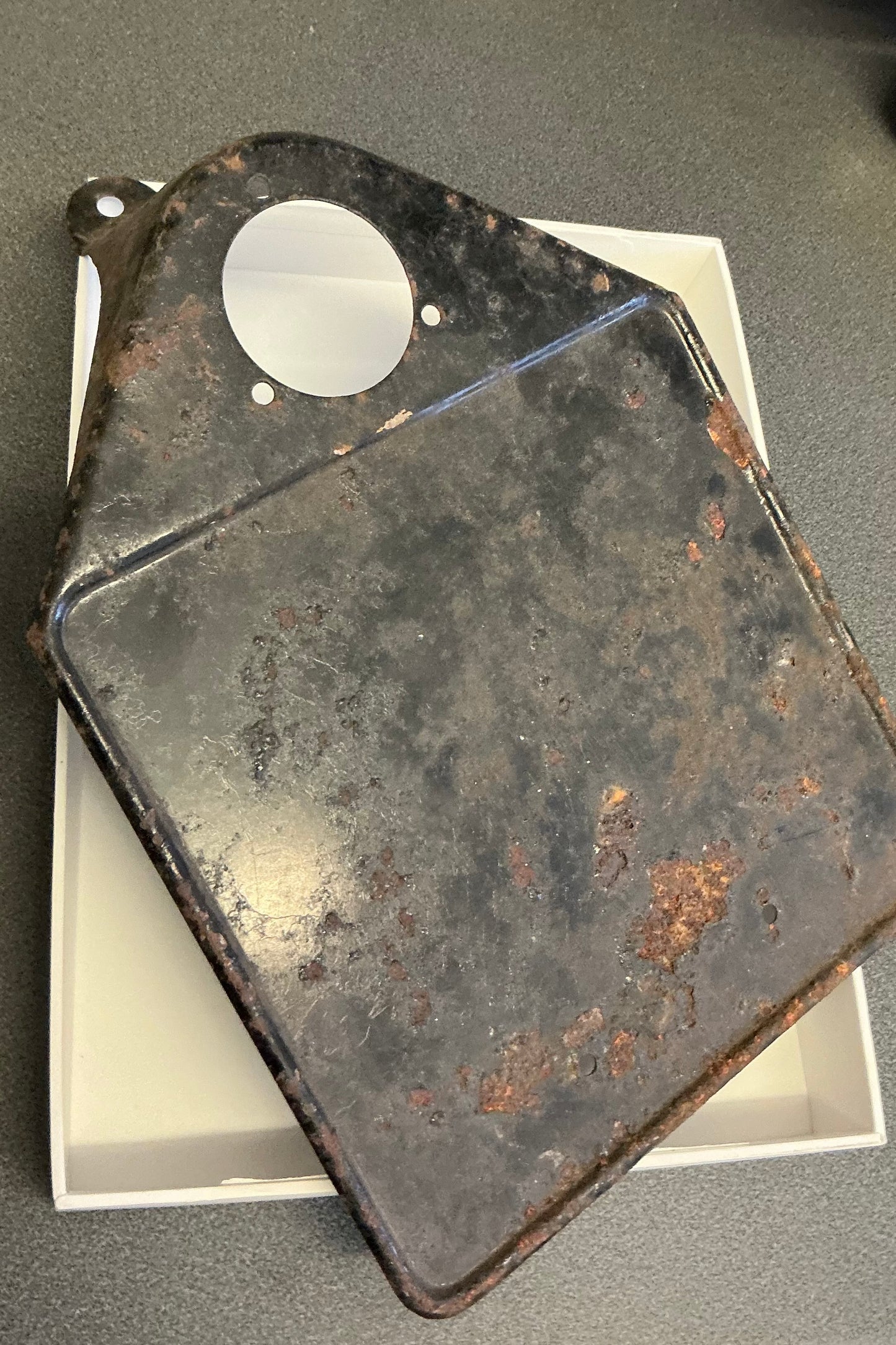 Vespa Douglas original rare rear number plate holder