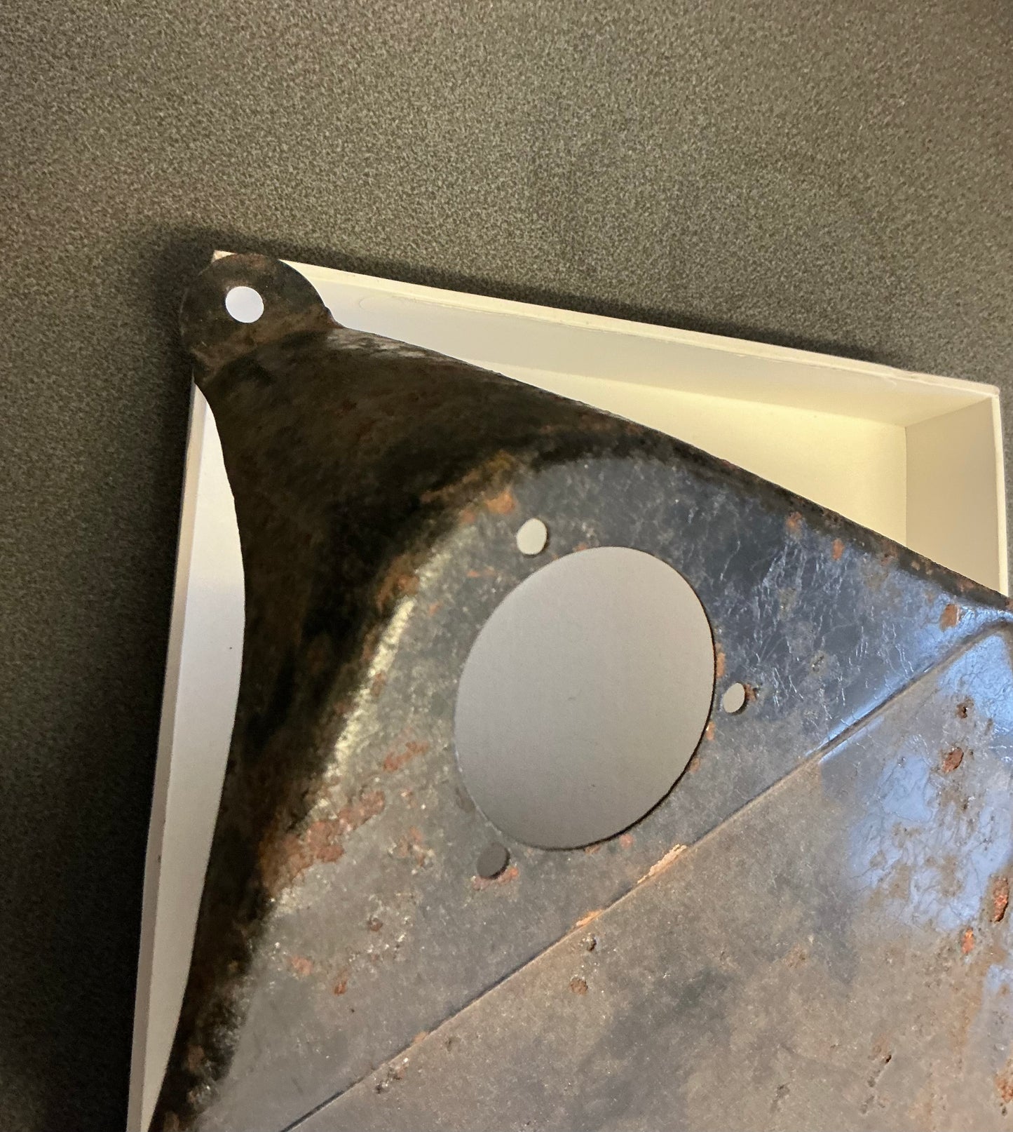 Vespa Douglas original rare rear number plate holder