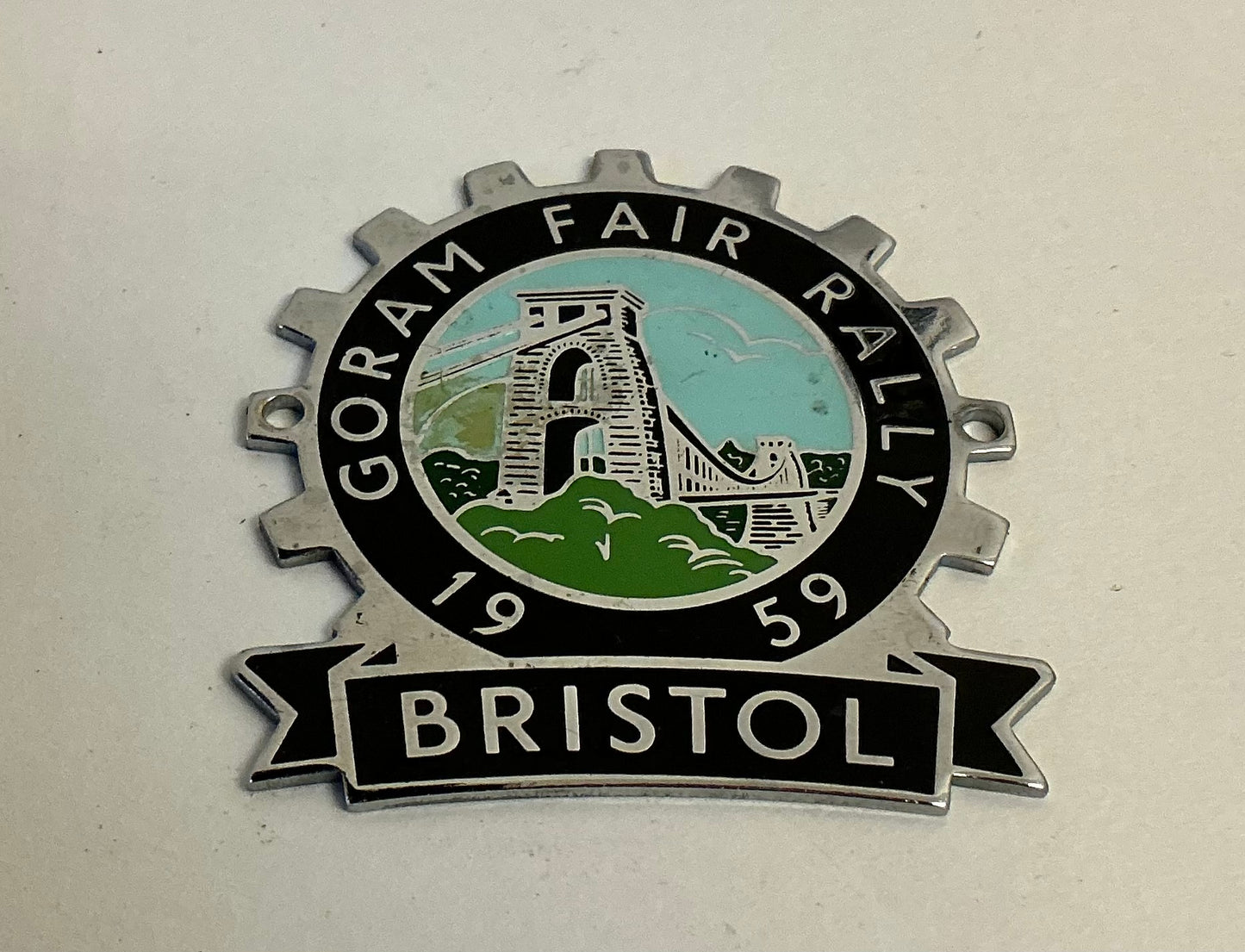 Vespa VCB original rare 1959 rally badge