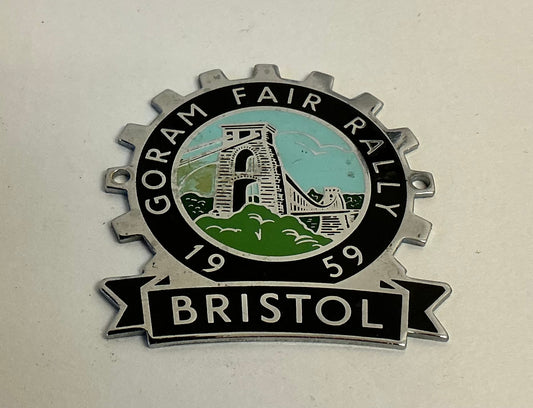 Vespa VCB original rare 1959 rally badge