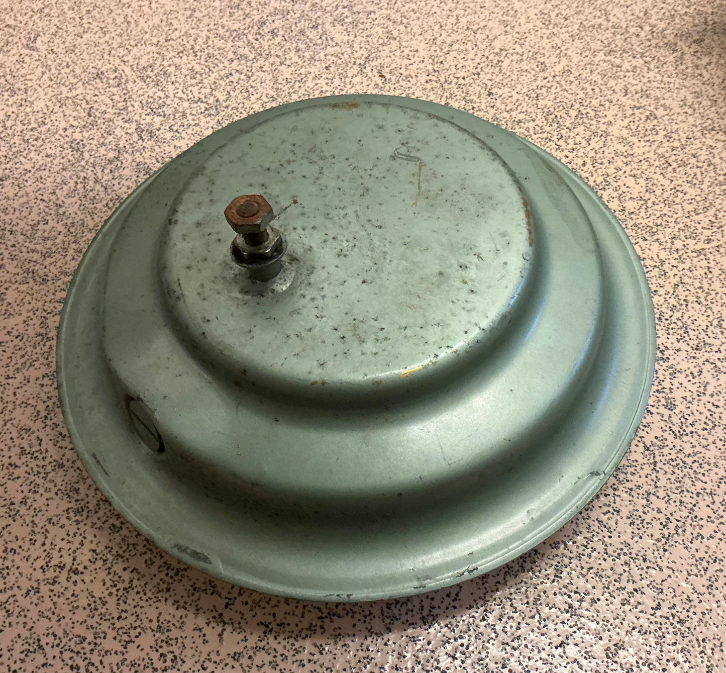 Vespa NOS 8 inch spare wheel auxiliary fuel tank
