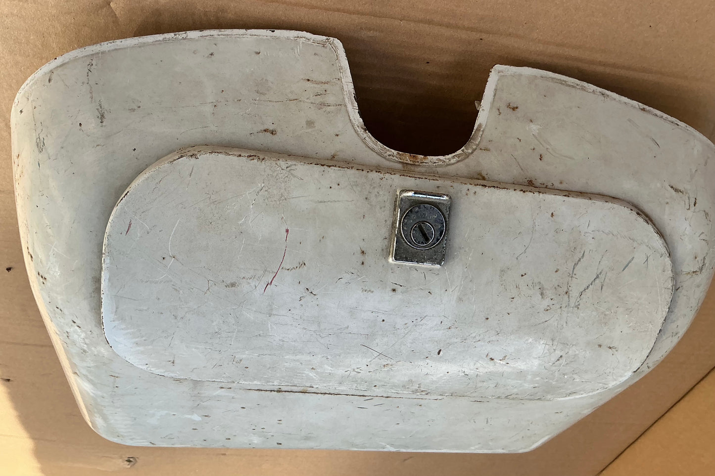 Vespa GS160 original paint NOS toolbox , no keys