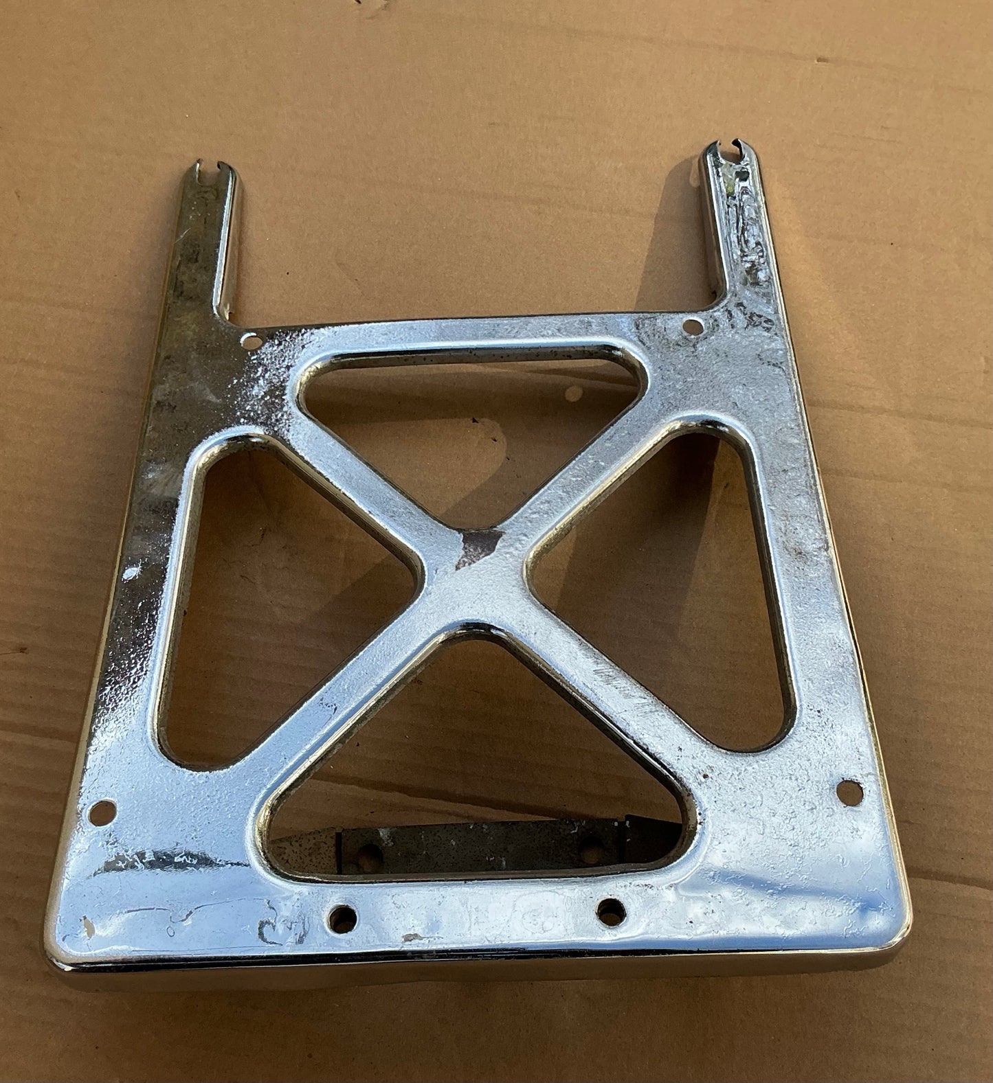 Vespa Douglas original rear rack in chrome as sold by DOUGLAS
