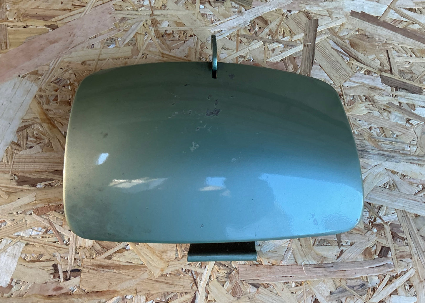 Vespa Douglas, NOS , toolbox door. Fits ROD & G models