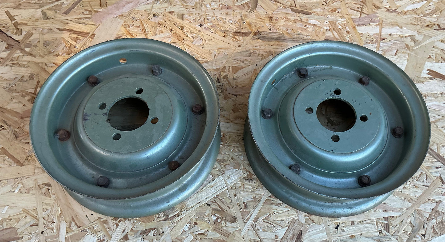 Vespa Douglas early original 8 inch wheels , X 2 wheel rims