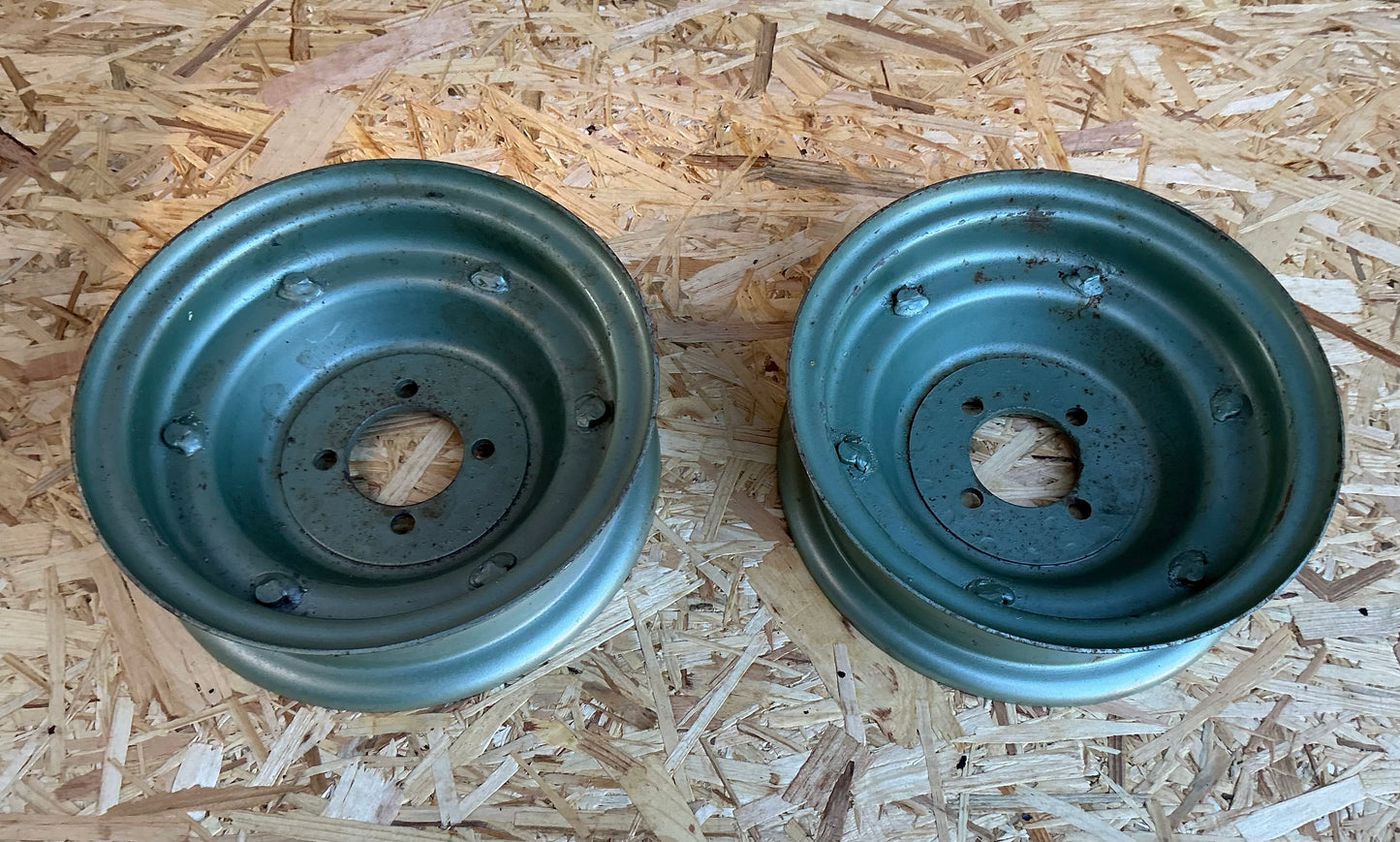 Vespa Douglas early original 8 inch wheels , X 2 wheel rims