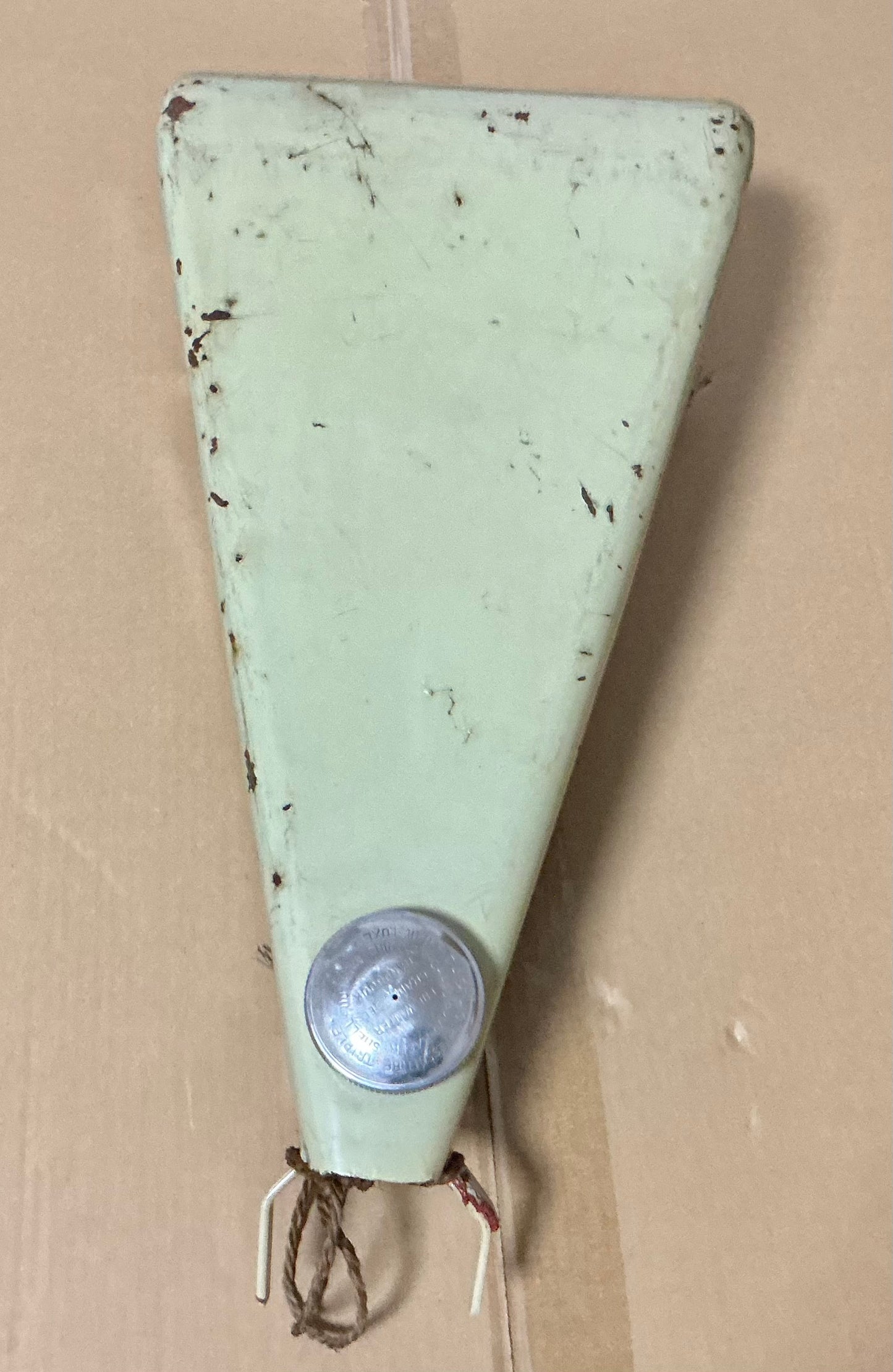Vespa Douglas, 1950s wideframe original NOS floor mounted auxiliary tank