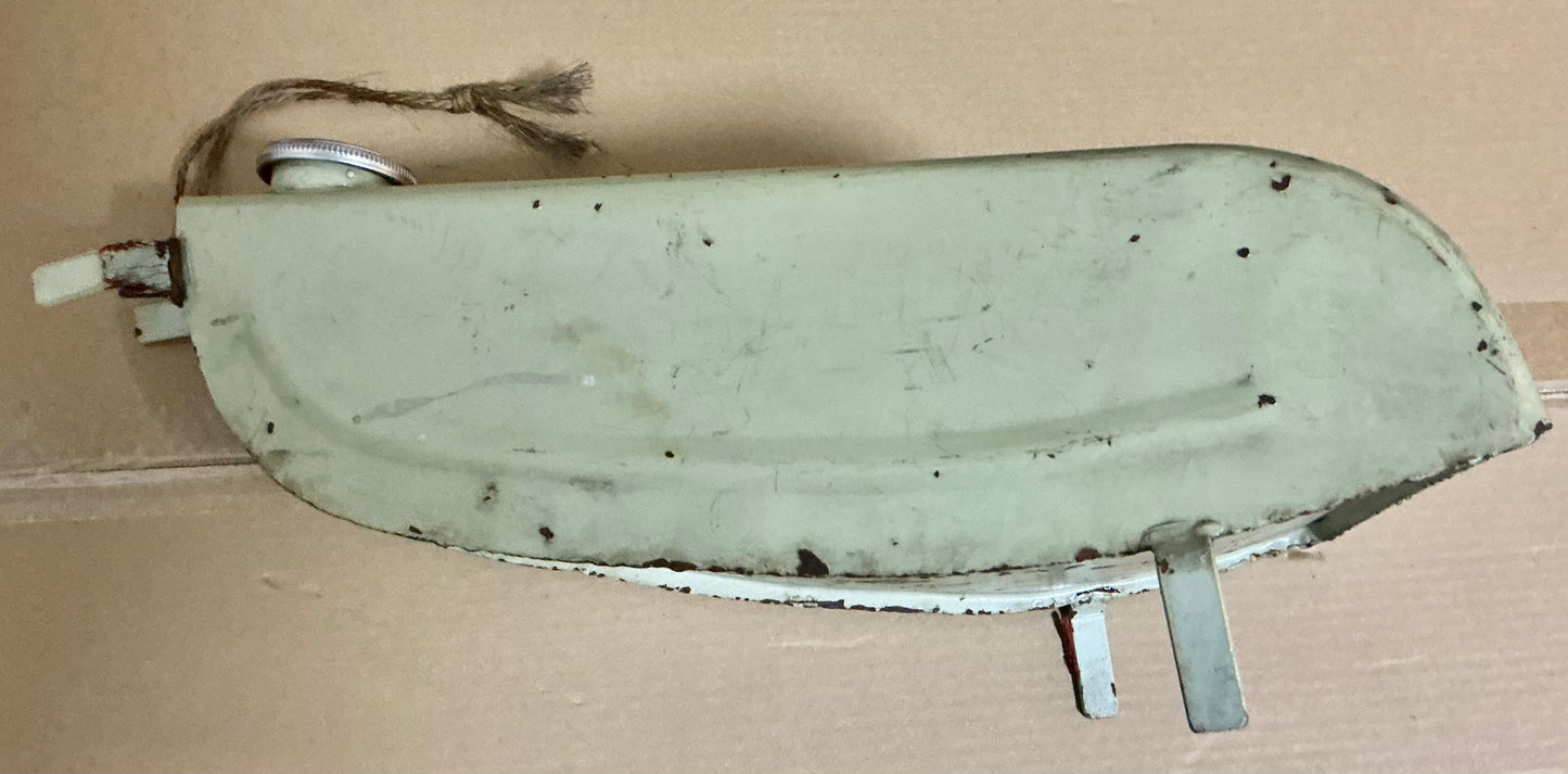 Vespa Douglas, 1950s wideframe original NOS floor mounted auxiliary tank
