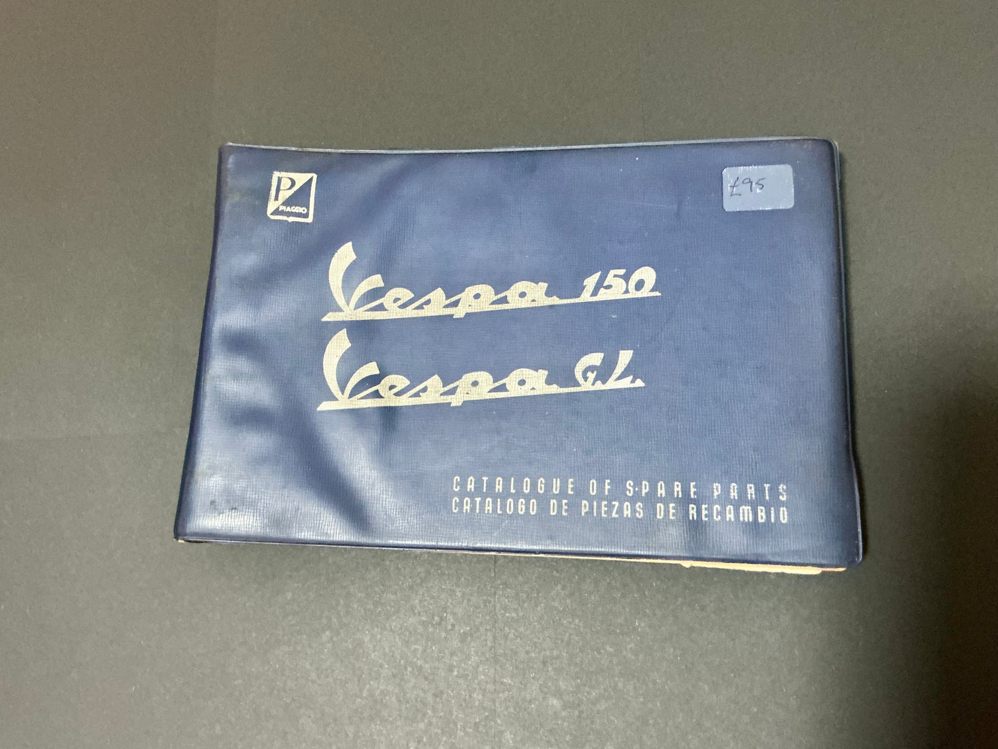 Vespa 150 & GL original catalogue of spare parts, over 170 pages , incl UK post