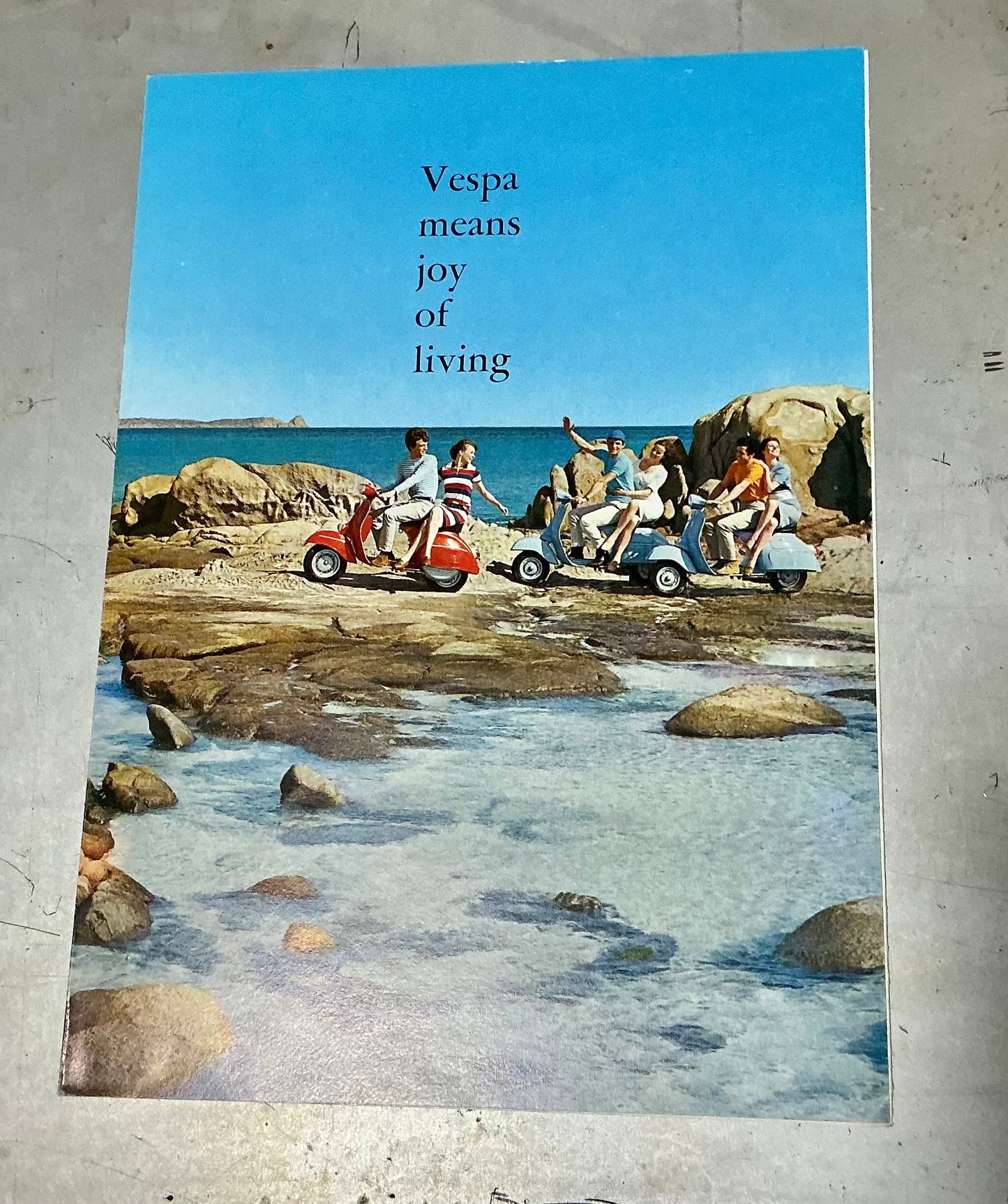 Vespa original V90 brochure in good condition