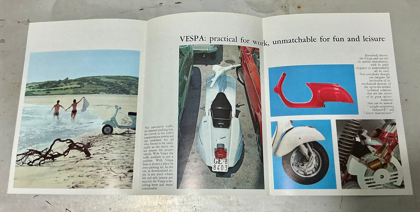 Vespa original V90 brochure in good condition