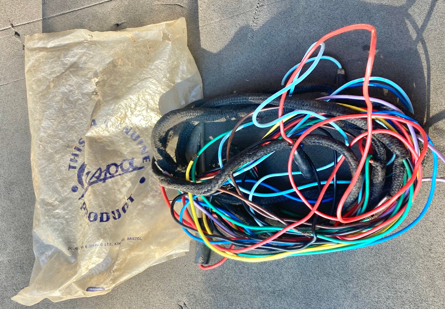 Vespa Douglas NOS original wiring loom, fits ROD & G models