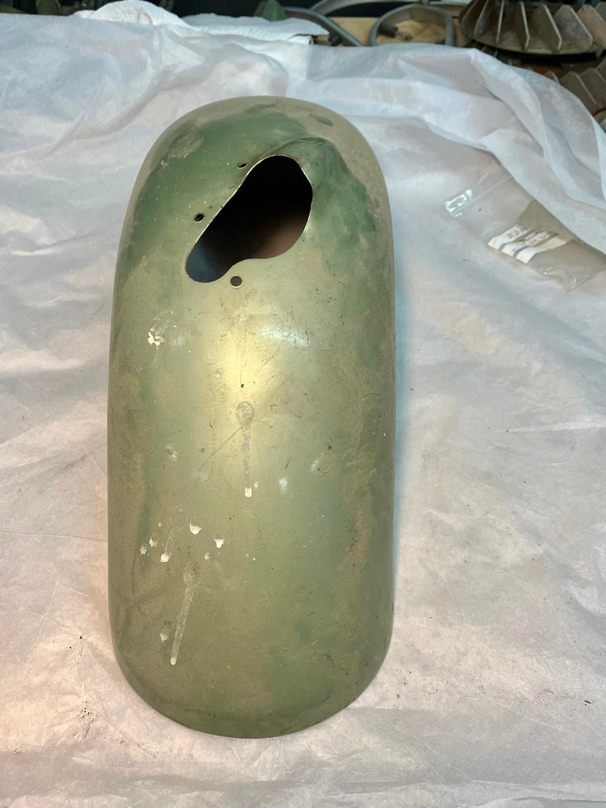 Vespa Douglas NOS original paint mudguard , fits ROD and G models
