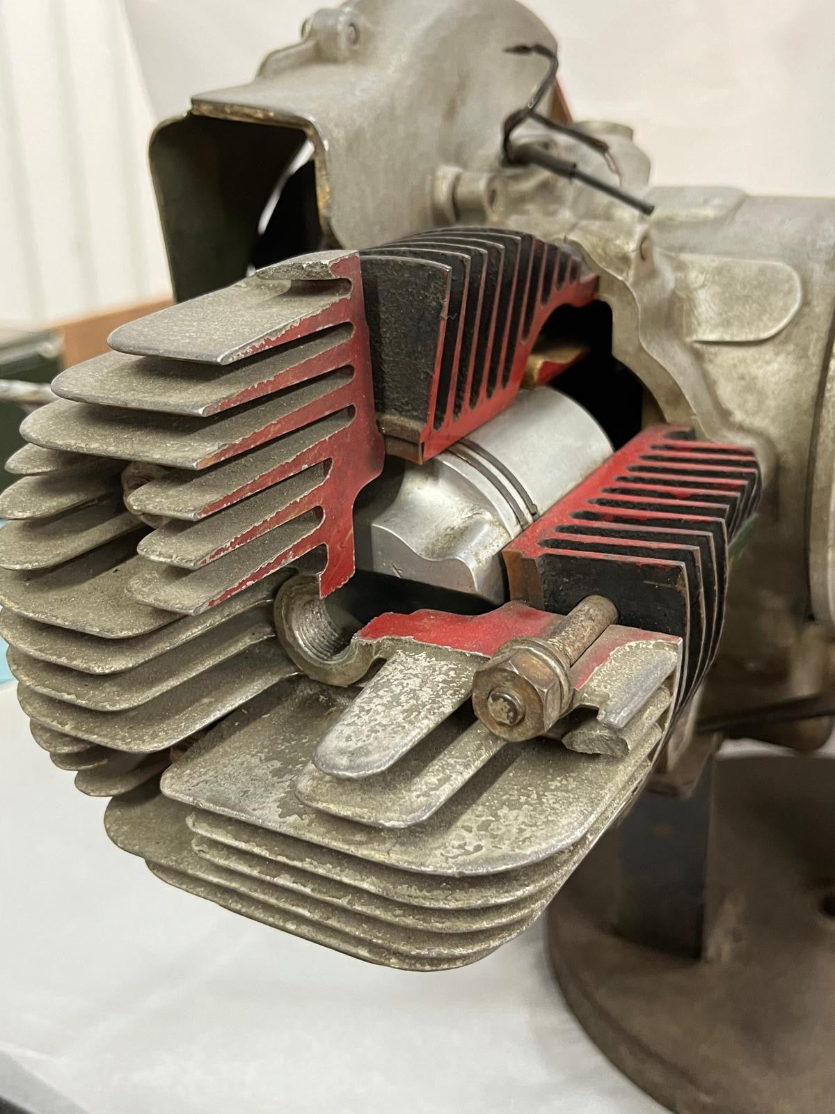 Vespa Douglas original rare cutaway engine